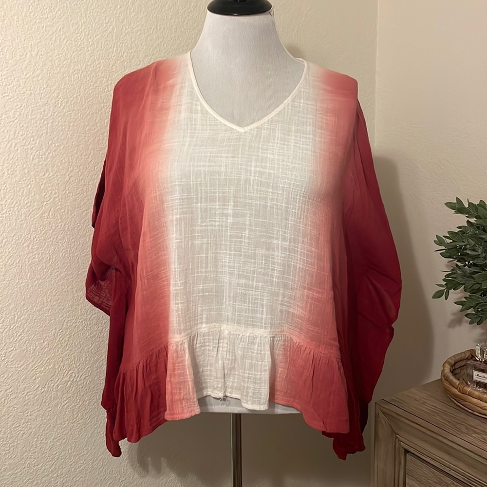 Lane Bryant Ombré Poncho Top